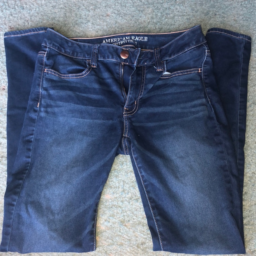Size 4 Long, Super Stretch, American Eagle Jeans